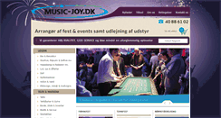 Desktop Screenshot of music-joy.dk